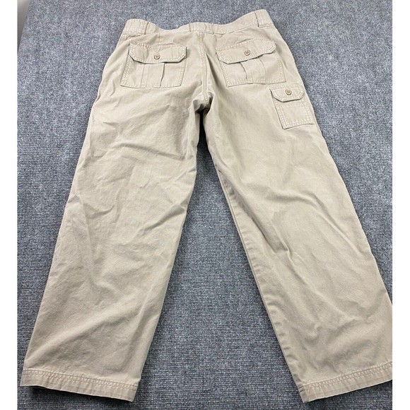 Cabela Cargo Pants Mens 34x30‎ Tan Utility Workwear Pockets Rugged Outdoors - Picture 2 of 12